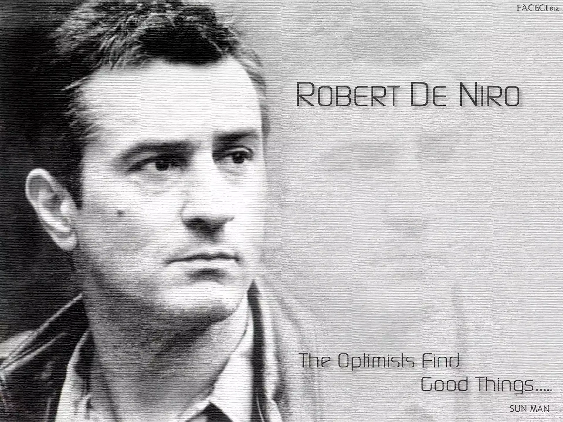 Robert De Niro, ciemne oczy